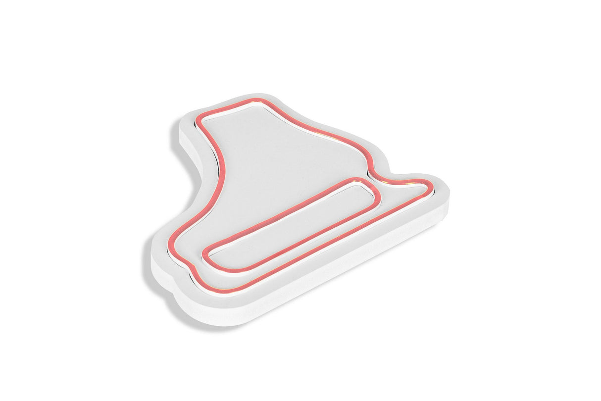 Lampă neon Ice-Skate, Diverse culori, 25x22x2 cm - Roz | SKU: 395NGR1977 | Lampă neon Ice-Skate, 25x22x2 cm, varianta Roz, produs pentru amenajarea locuinței, disponibil online în România la CasaMob