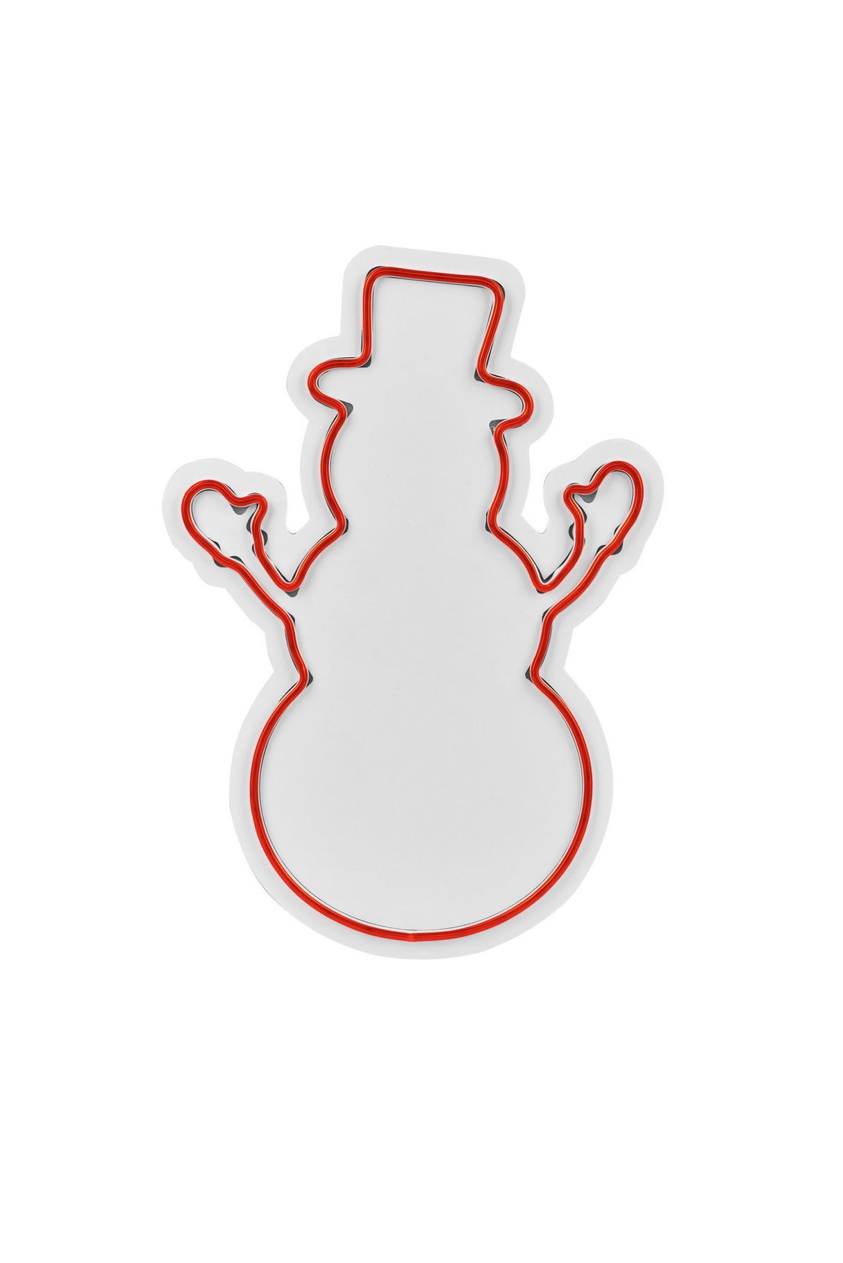 Lampă neon Snowman, Diverse culori, 18x35x2 cm - Roșu | SKU: 395NGR1978 | Lampă neon Snowman, 18x35x2 cm, varianta Roșu, produs pentru amenajarea locuinței, disponibil online în România la CasaMob