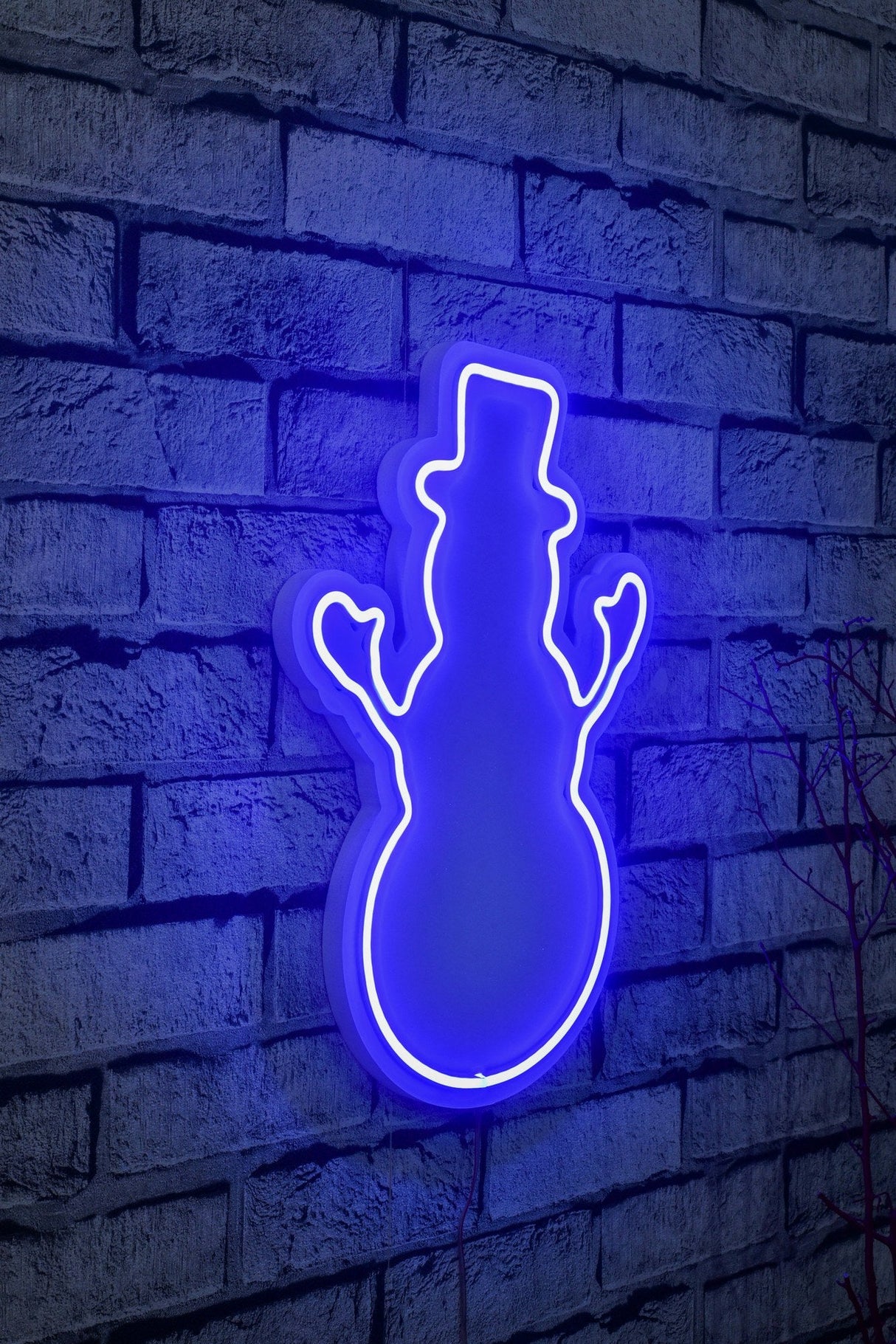Lampă neon Snowman, Diverse culori, 18x35x2 cm - Albastru | SKU: 395NGR1979 | Lampă neon Snowman, 18x35x2 cm, varianta Albastru, produs pentru amenajarea locuinței, disponibil online în România la CasaMob