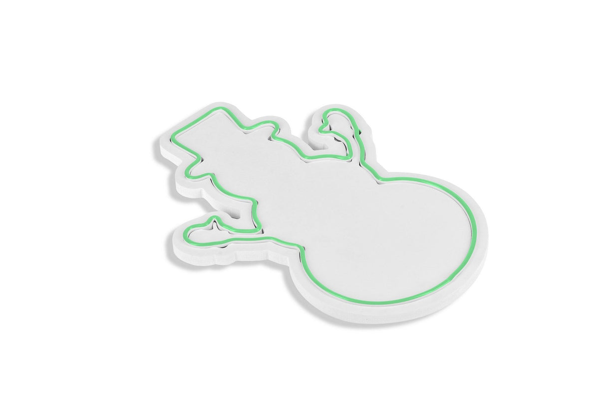 Lampă neon Snowman, Diverse culori, 18x35x2 cm - Verde | SKU: 395NGR1980 | Lampă neon Snowman, 18x35x2 cm, varianta Verde, produs pentru amenajarea locuinței, disponibil online în România la CasaMob