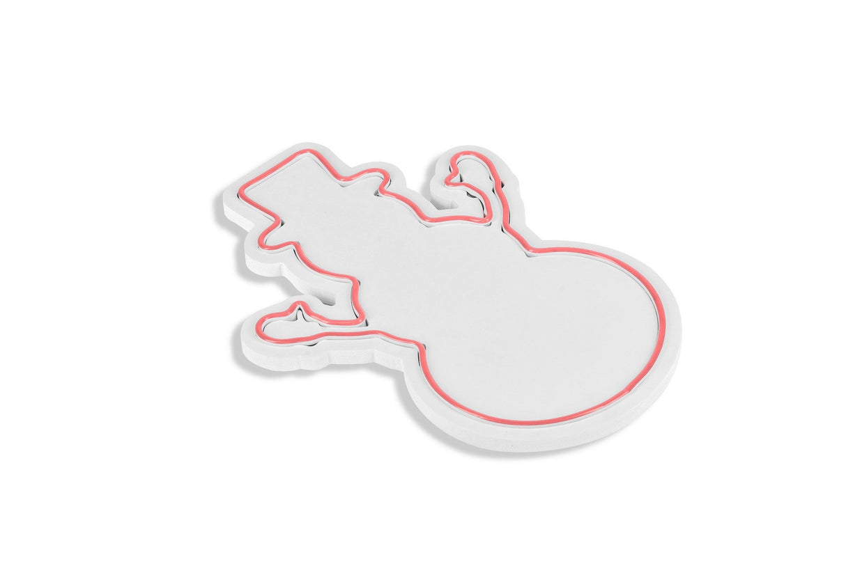 Lampă neon Snowman, Diverse culori, 18x35x2 cm - Roz | SKU: 395NGR1982 | Lampă neon Snowman, 18x35x2 cm, varianta Roz, produs pentru amenajarea locuinței, disponibil online în România la CasaMob