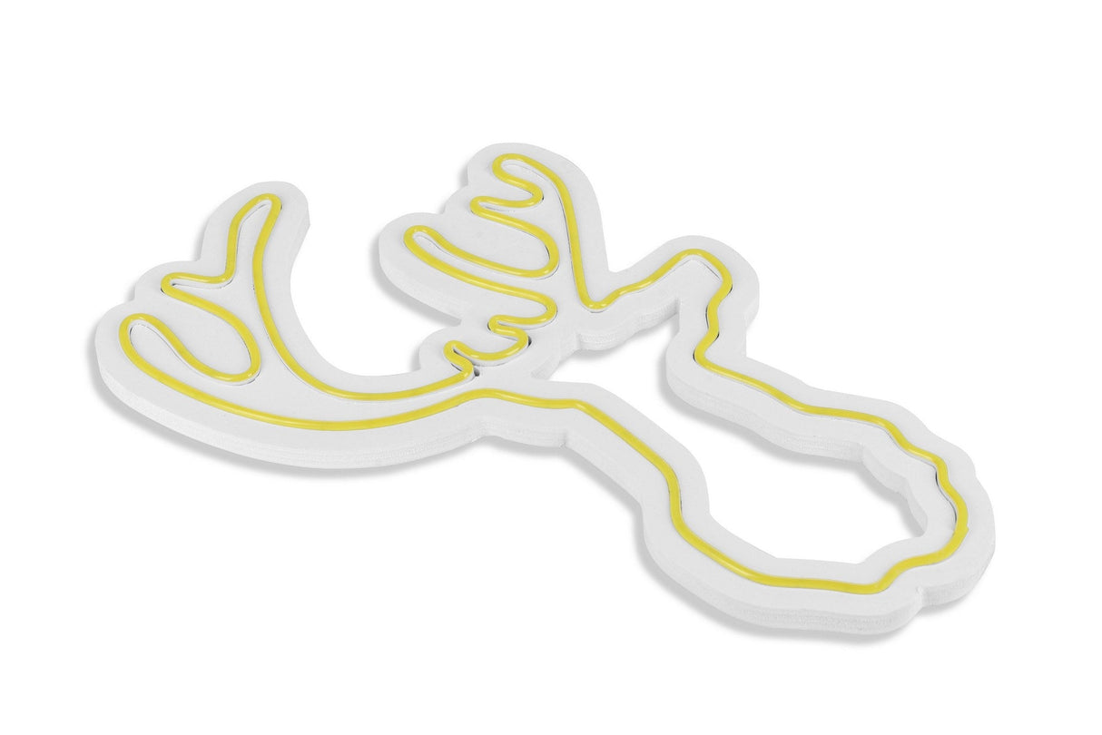 Lampă neon Deer, Diverse culori, 21x34x2 cm - Galben | SKU: 395NGR1986 | Lampă neon Deer, 21x34x2 cm, varianta Galben, produs pentru amenajarea locuinței, disponibil online în România la CasaMob