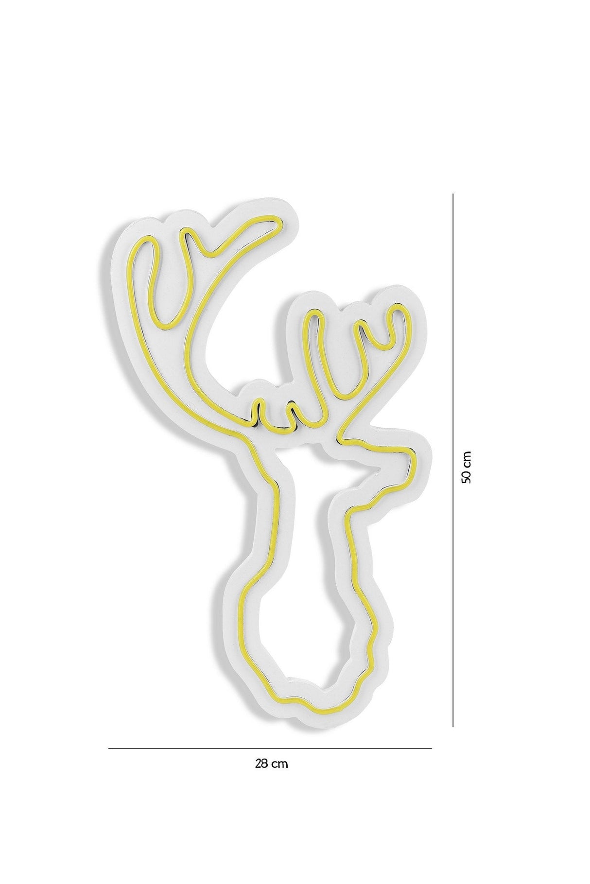 Lampă neon Deer, Diverse culori, 21x34x2 cm - Galben | SKU: 395NGR1986 | Lampă neon Deer, 21x34x2 cm, varianta Galben, produs pentru amenajarea locuinței, disponibil online în România la CasaMob