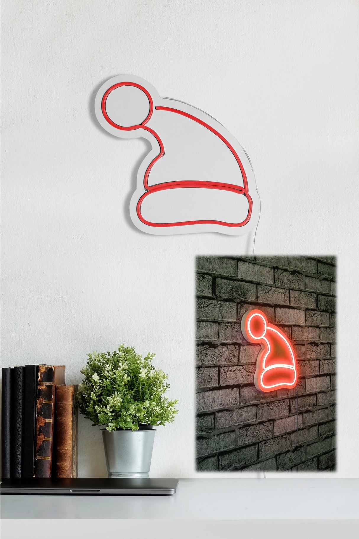 Lampă neon Santa Claus, Diverse culori, 28x26x2 cm - Roșu | SKU: 395NGR1988 | Lampă neon Santa Claus, 28x26x2 cm, varianta Roșu, produs pentru amenajarea locuinței, disponibil online în România la CasaMob