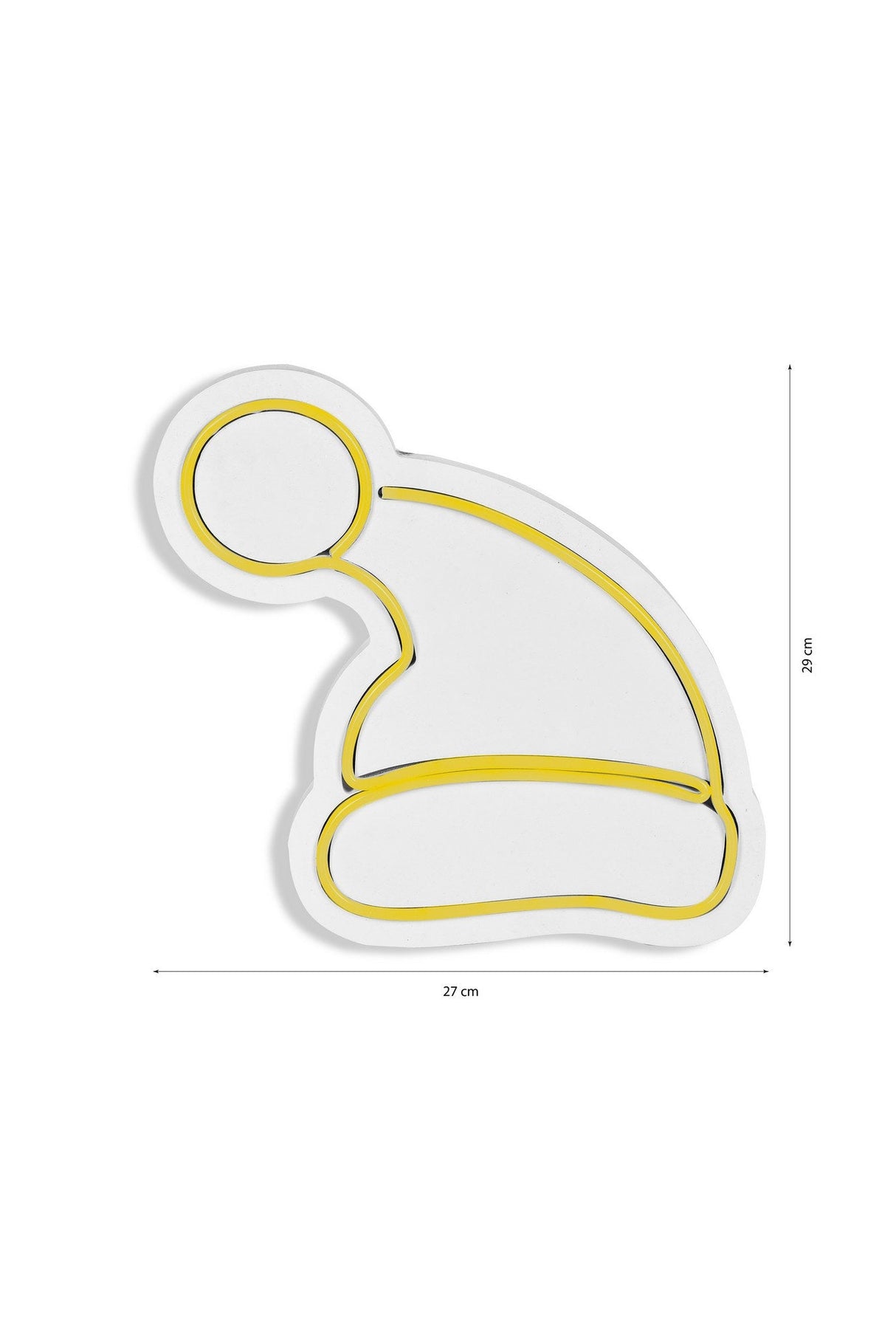 Lampă neon Santa Claus, Diverse culori, 28x26x2 cm - Galben | SKU: 395NGR1991 | Lampă neon Santa Claus, 28x26x2 cm, varianta Galben, produs pentru amenajarea locuinței, disponibil online în România la CasaMob