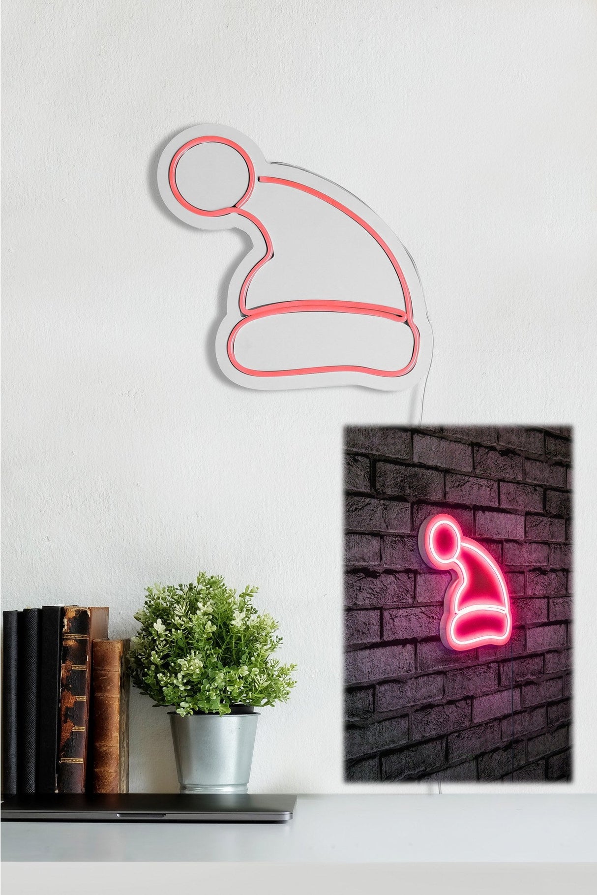 Lampă neon Santa Claus, Diverse culori, 28x26x2 cm - Roz | SKU: 395NGR1992 | Lampă neon Santa Claus, 28x26x2 cm, varianta Roz, produs pentru amenajarea locuinței, disponibil online în România la CasaMob