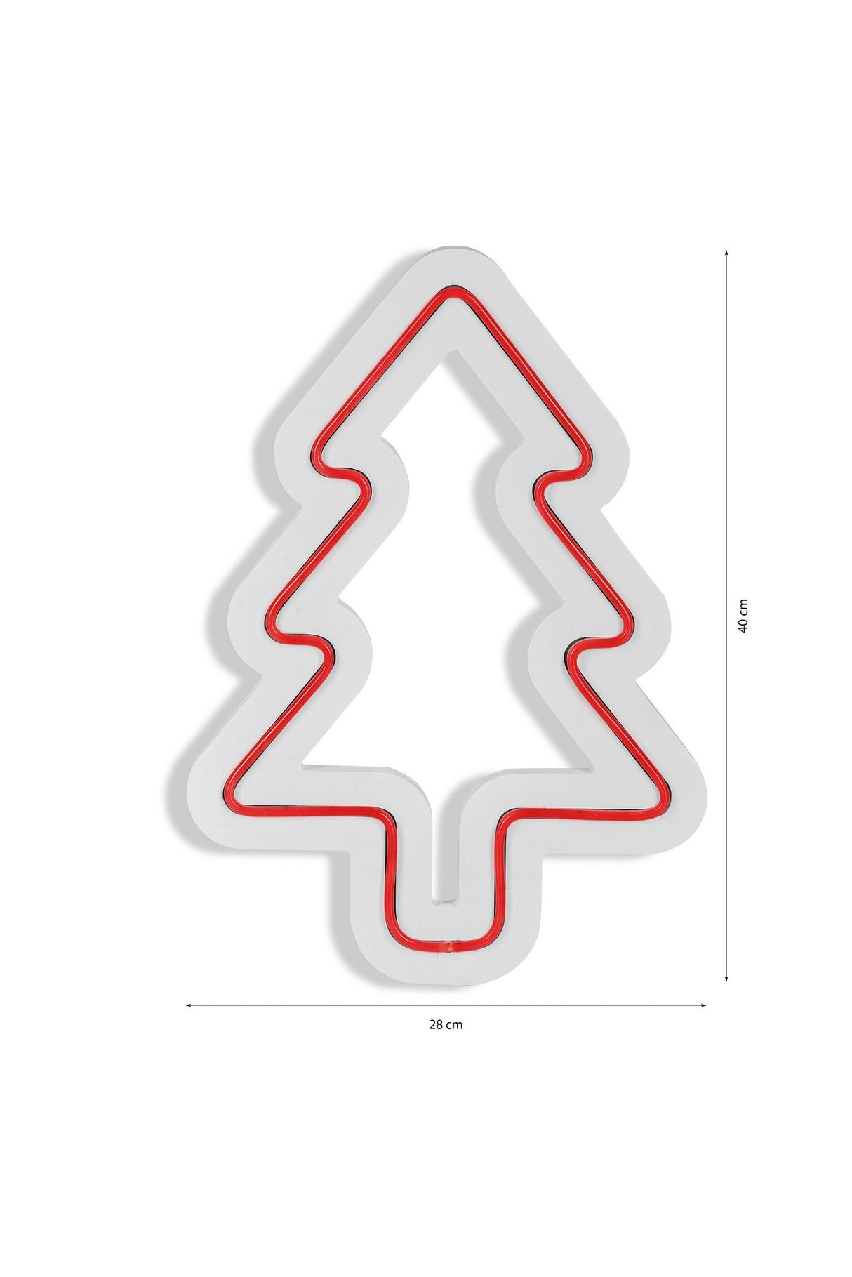 Lampă neon Christmas pin, Diverse culori, 21x30x2 cm - Roșu | SKU: 395NGR1993 | Lampă neon Christmas pin, 21x30x2 cm, varianta Roșu, produs pentru amenajarea locuinței, disponibil online în România la CasaMob