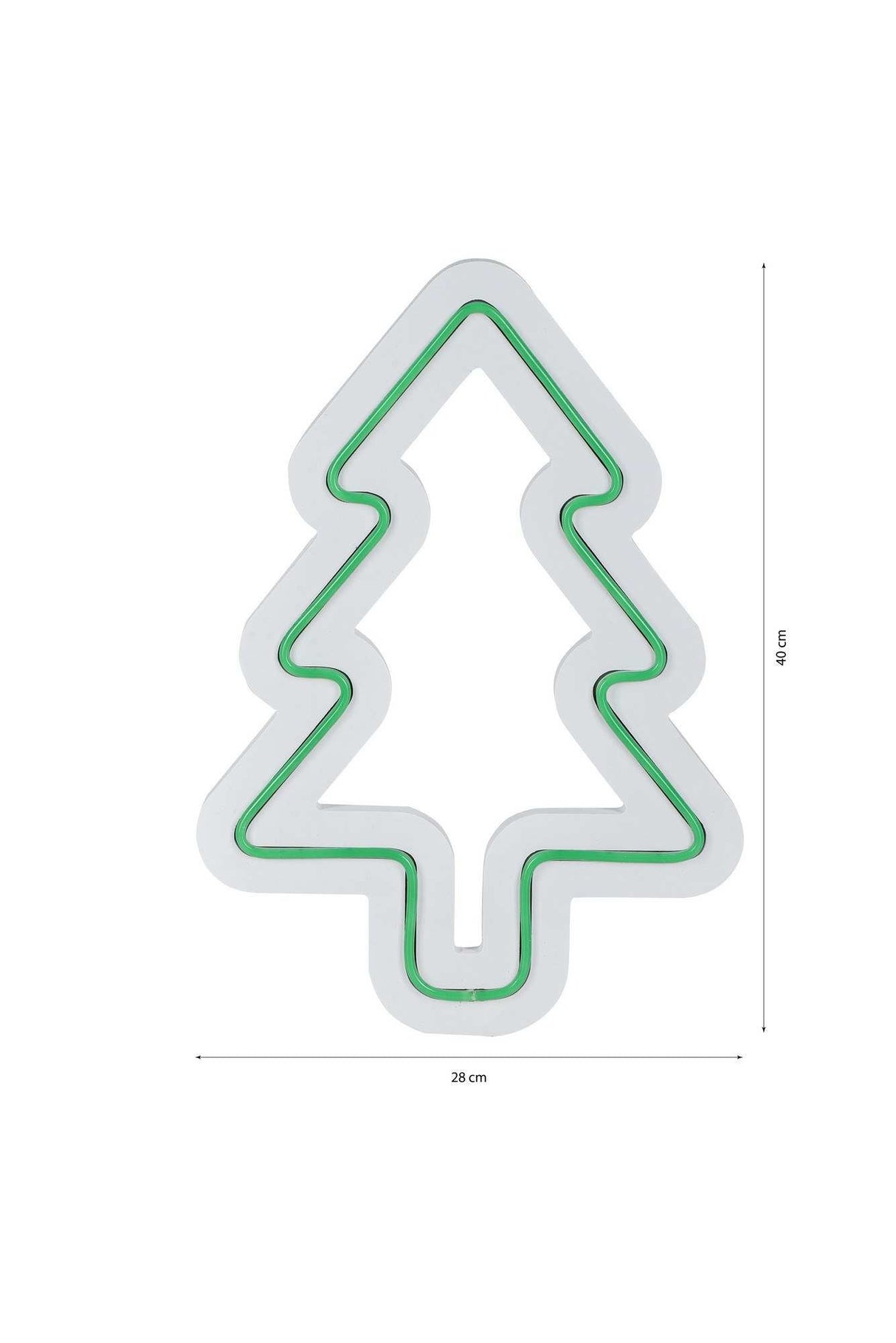 Lampă neon Christmas pin, Diverse culori, 21x30x2 cm - Verde | SKU: 395NGR1995 | Lampă neon Christmas pin, 21x30x2 cm, varianta Verde, produs pentru amenajarea locuinței, disponibil online în România la CasaMob