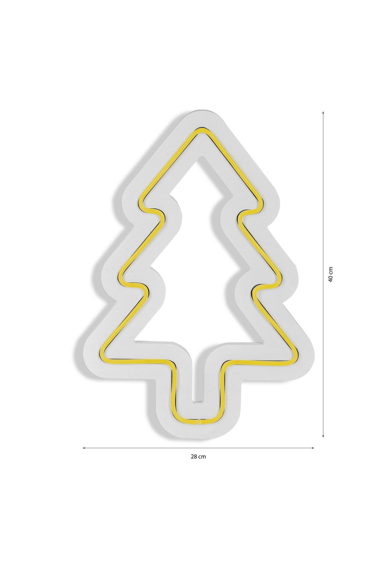 Lampă neon Christmas pin, Diverse culori, 21x30x2 cm - Galben | SKU: 395NGR1996 | Lampă neon Christmas pin, 21x30x2 cm, varianta Galben, produs pentru amenajarea locuinței, disponibil online în România la CasaMob
