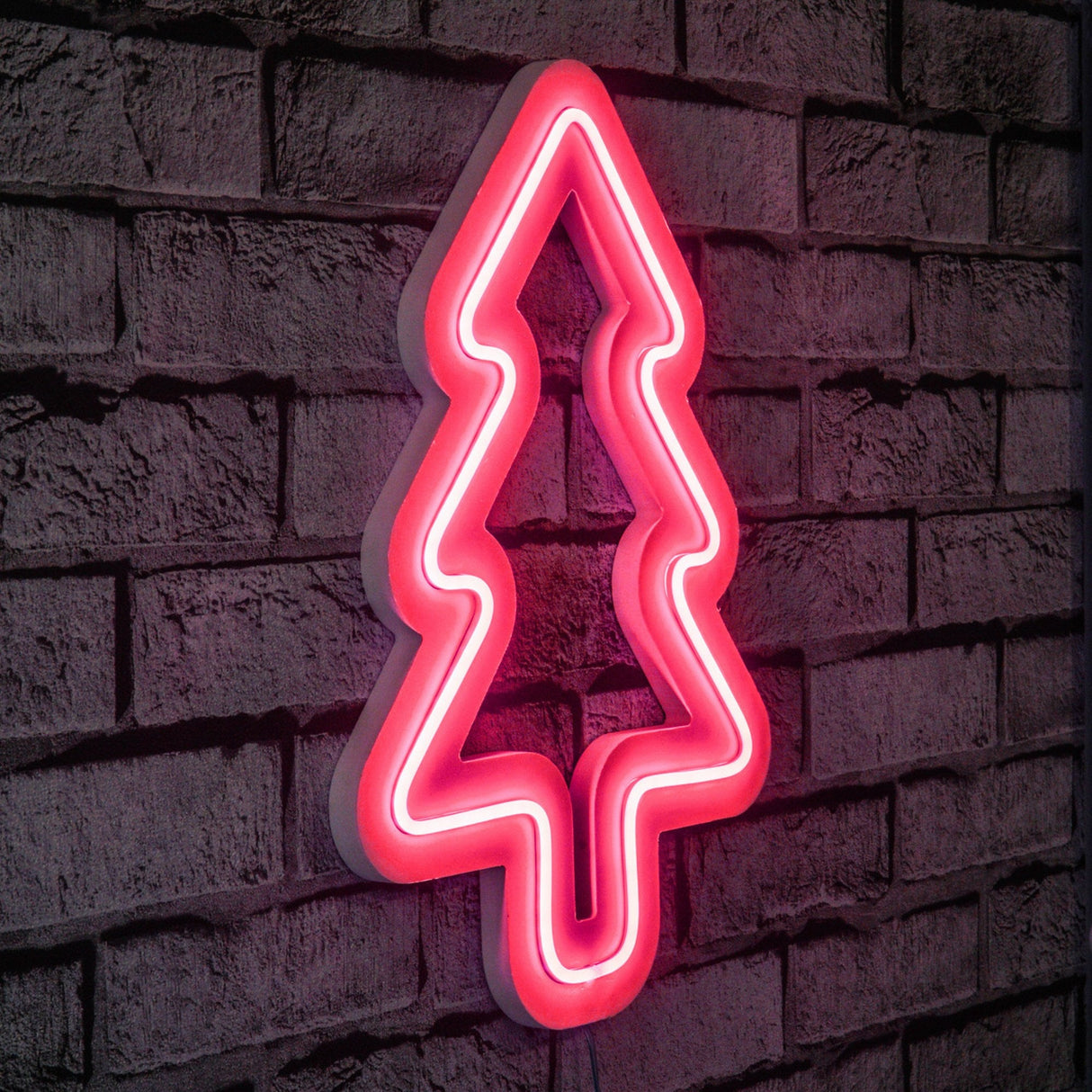 Lampă neon Christmas pin, Diverse culori, 21x30x2 cm - Roz | SKU: 395NGR1997 | Lampă neon Christmas pin, 21x30x2 cm, varianta Roz, produs pentru amenajarea locuinței, disponibil online în România la CasaMob