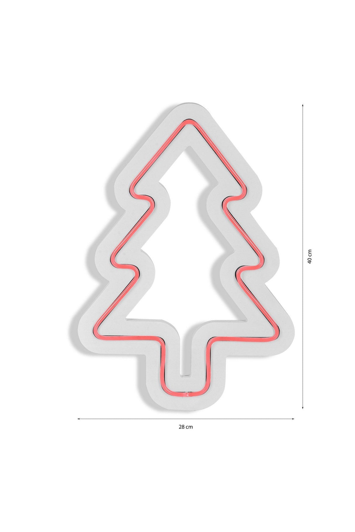 Lampă neon Christmas pin, Diverse culori, 21x30x2 cm - Roz | SKU: 395NGR1997 | Lampă neon Christmas pin, 21x30x2 cm, varianta Roz, produs pentru amenajarea locuinței, disponibil online în România la CasaMob