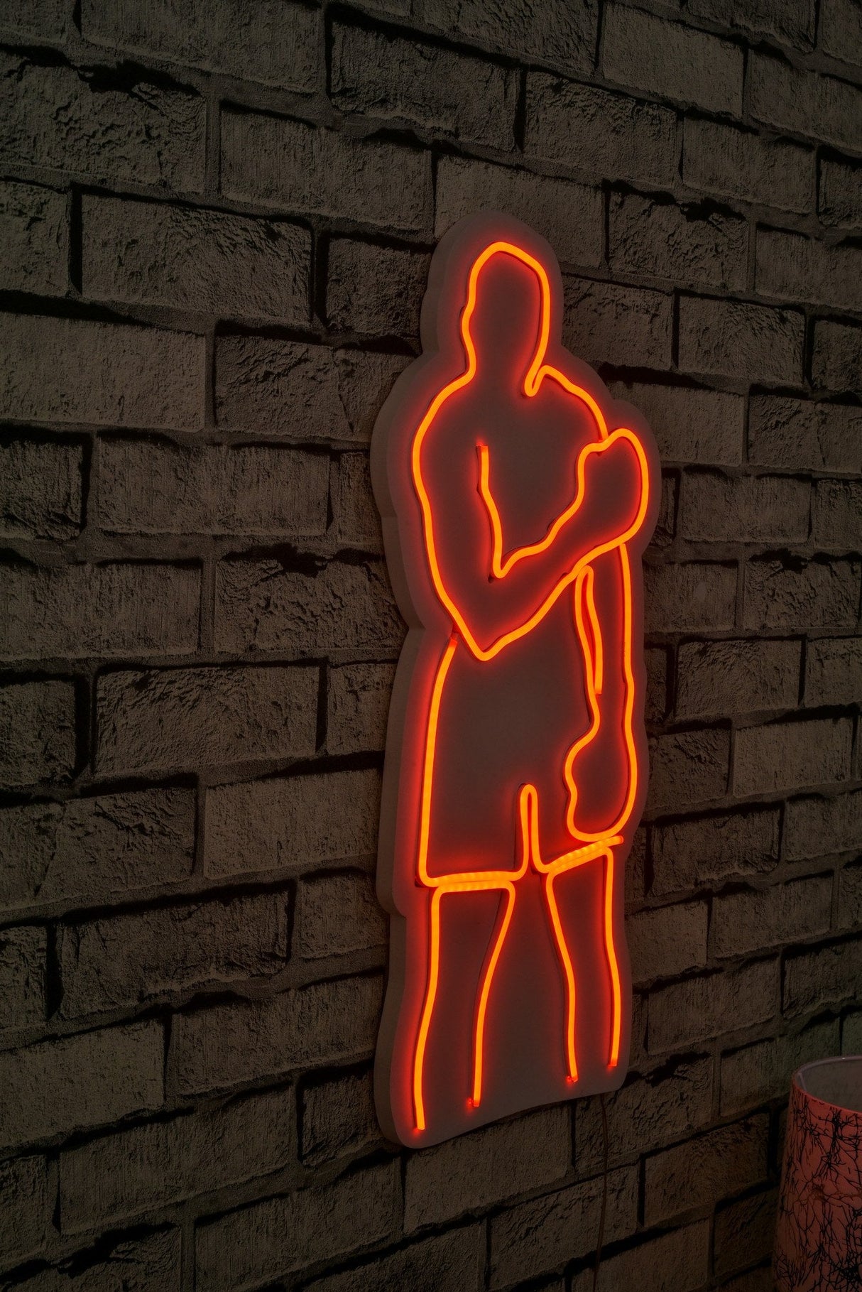 Lampă neon Muhammed Ali, Diverse culori, 28x60x2 cm - Roșu | SKU: 395NGR2067 | Lampă neon Muhammed Ali, 28x60x2 cm, varianta Roșu, produs pentru amenajarea locuinței, disponibil online în România la CasaMob