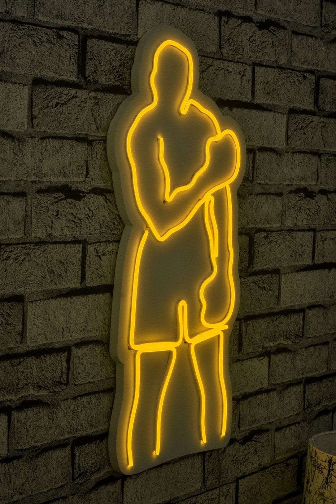 Lampă neon Muhammed Ali, Diverse culori, 28x60x2 cm - Galben | SKU: 395NGR2070 | Lampă neon Muhammed Ali, 28x60x2 cm, varianta Galben, produs pentru amenajarea locuinței, disponibil online în România la CasaMob