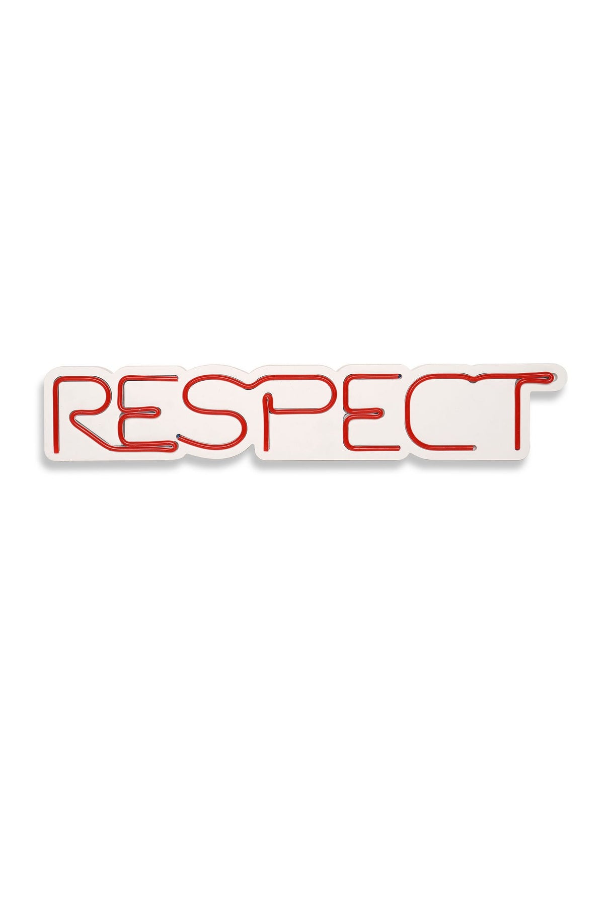 Lampă neon Respect, Diverse culori, 11x57x2 cm - Roșu | SKU: 395NGR2140 | Lampă neon Respect, 11x57x2 cm, varianta Roșu, produs pentru amenajarea locuinței, disponibil online în România la CasaMob