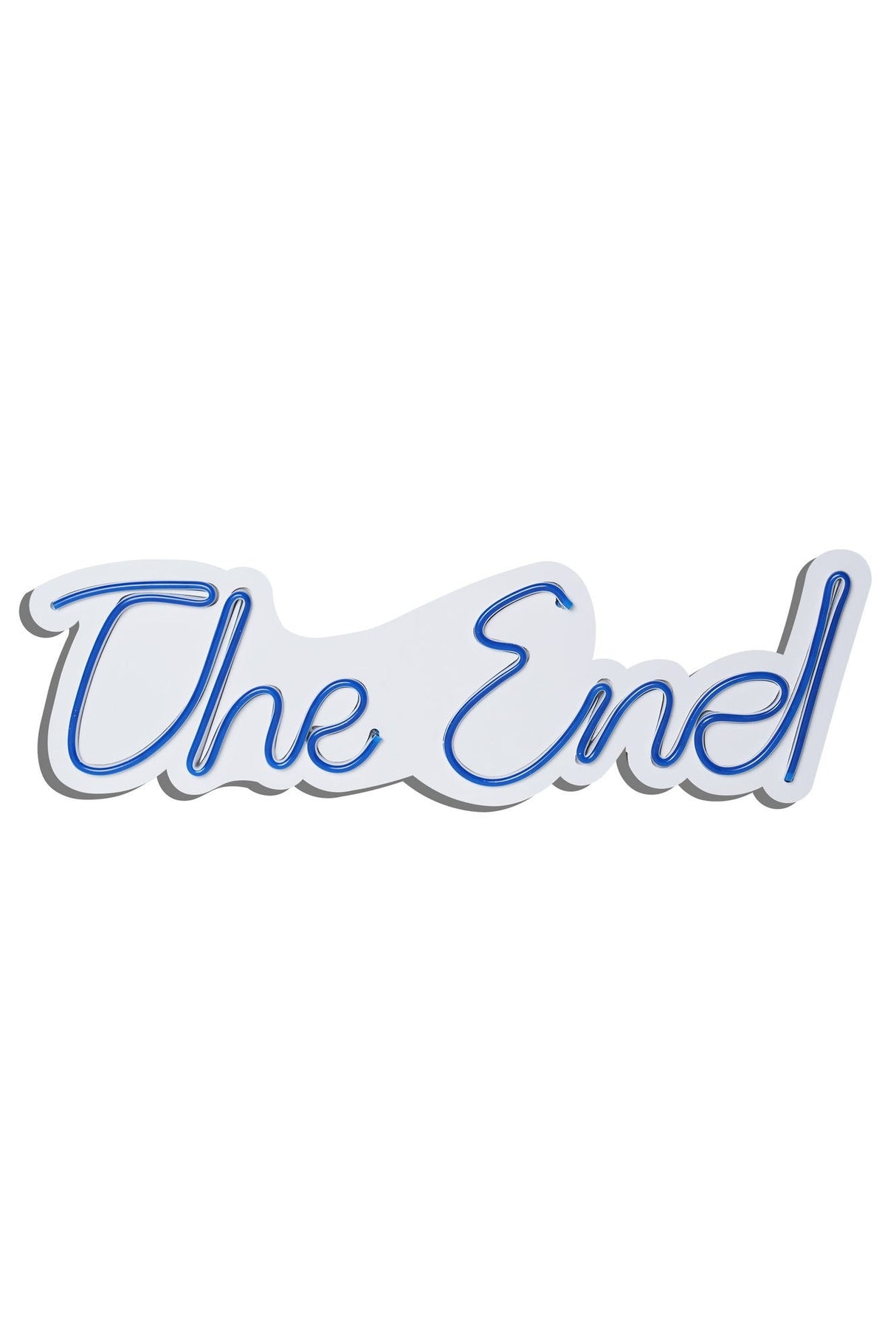 Lampă neon The End, Diverse culori, 16x50x2 cm - Albastru | SKU: 395NGR2209 | Lampă neon The End, 16x50x2 cm, varianta Albastru, produs pentru amenajarea locuinței, disponibil online în România la CasaMob