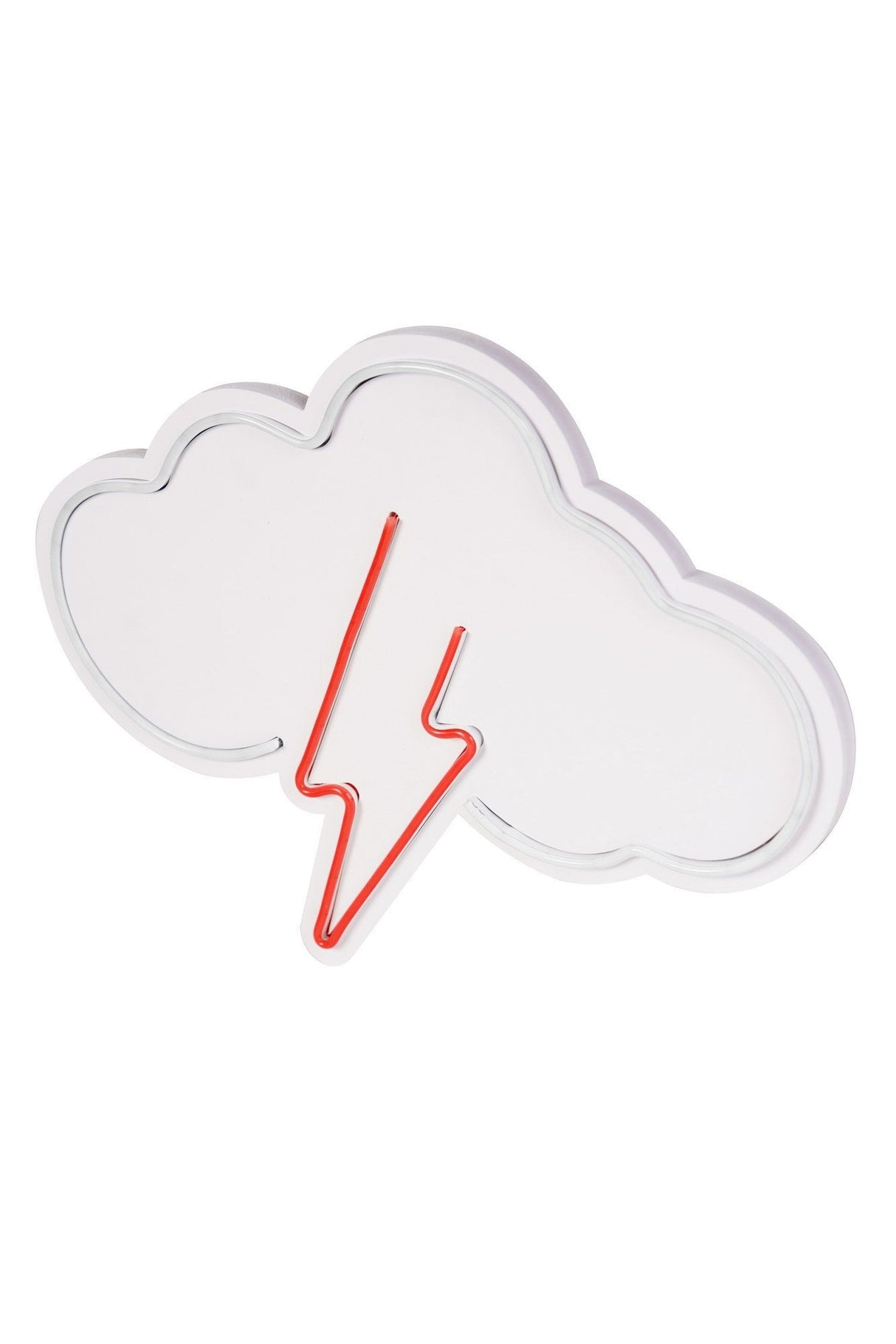 Lampă neon Thunder Storm, Diverse culori, Diverse dimensiuni - Alb - Roșu - 45x35x3 cm | SKU: 395NGR2396 | Lampă neon Thunder Storm, varianta Alb - Roșu - 45x35x3 cm, produs pentru amenajarea locuinței, disponibil online în România la CasaMob