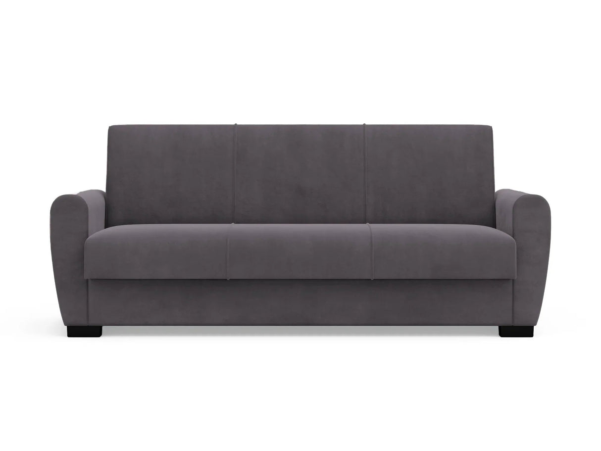 Canapea extensibilă 3 locuri Valencia, cu ladă de depozitare, Diverse culori, 220x68x90 cm - Gri închis | SKU: 3SBC/xx-SWG019 | Canapea extensibilă 3 locuri Valencia, cu ladă de depozitare, 220x68x90 cm, varianta Gri închis, produs pentru amenajarea locuinței, disponibil online în România la CasaMob