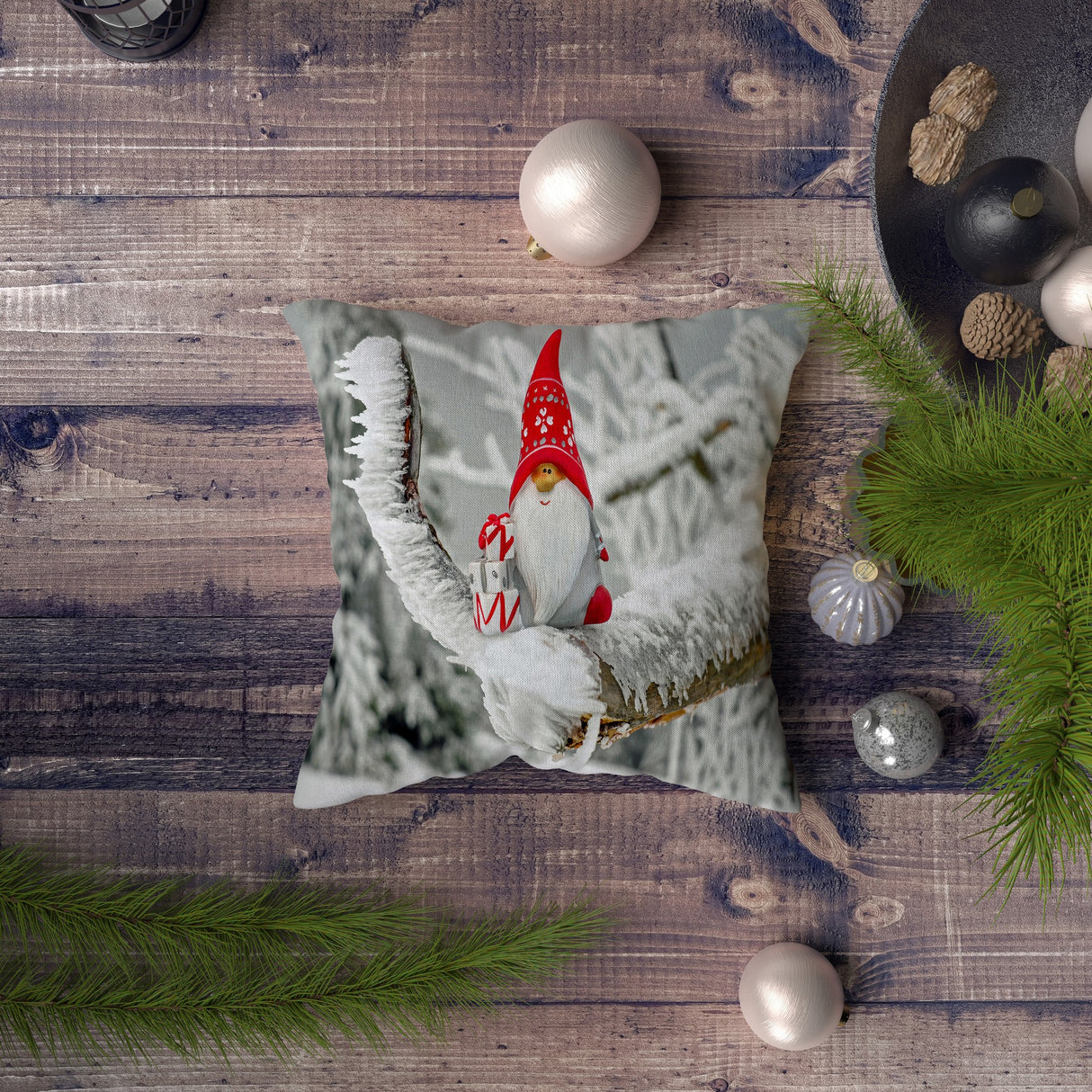 Pernă decorativă NYXMAS031, Multicolor, 43x43 cm