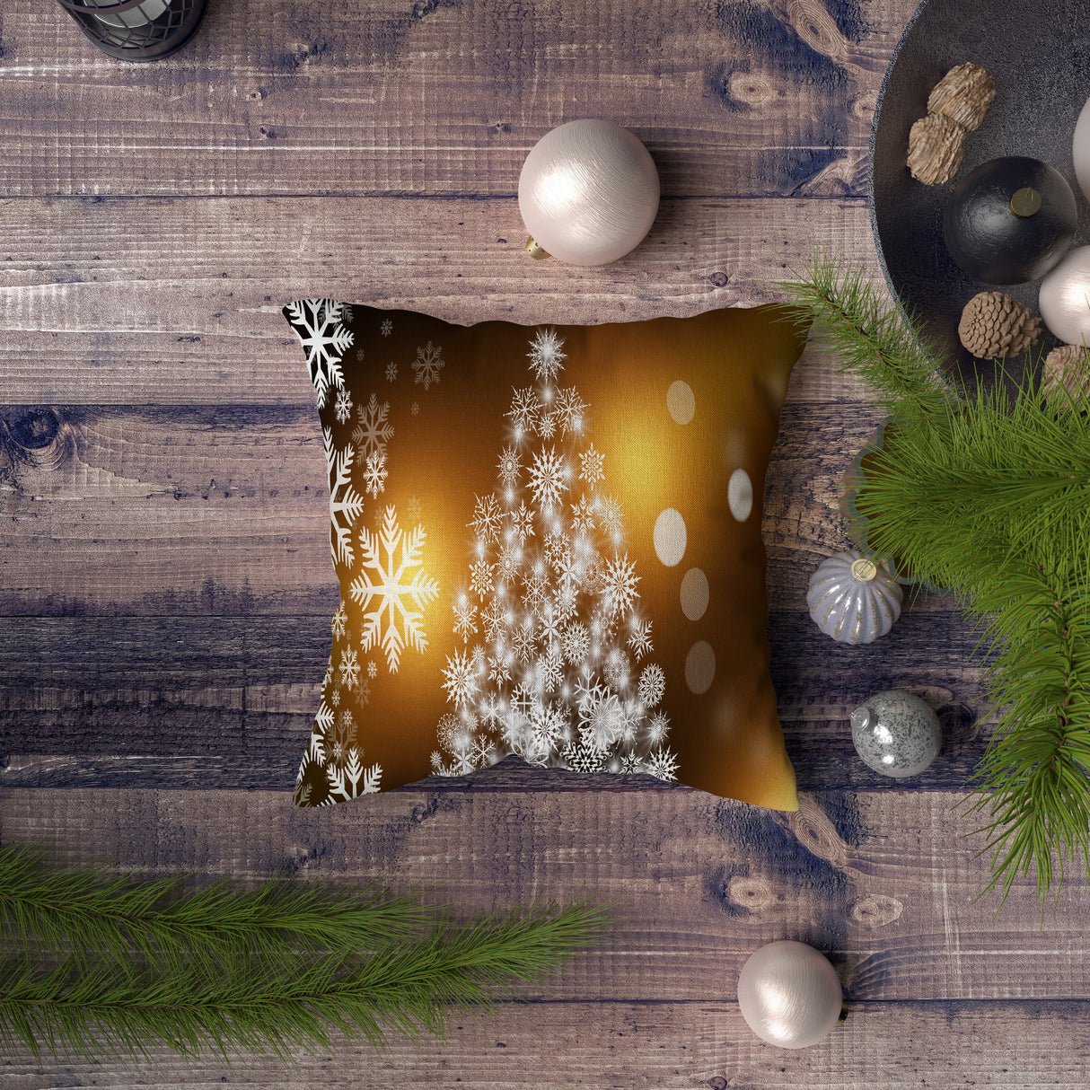 Pernă decorativă NYXMAS036, Multicolor, 43x43 cm