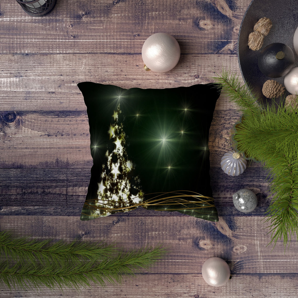 Pernă decorativă NYXMAS047, Multicolor, 43x43 cm