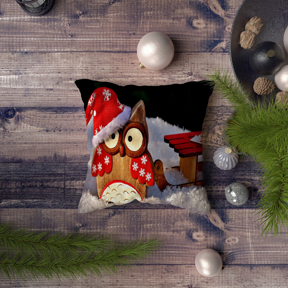 Pernă decorativă NYXMAS049, Multicolor, 43x43 cm