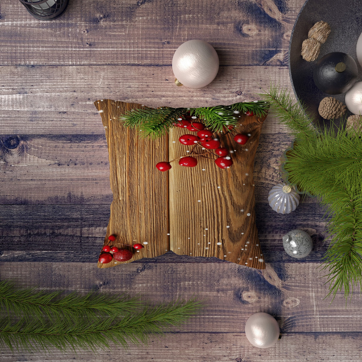 Pernă decorativă NYXMAS125, Multicolor, 43x43 cm