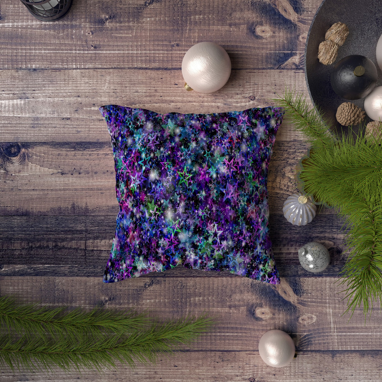 Pernă decorativă NYXMAS040, Multicolor, 43x43 cm