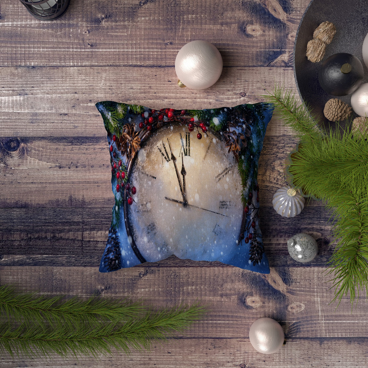 Pernă decorativă NYXMAS067, Multicolor, 43x43 cm