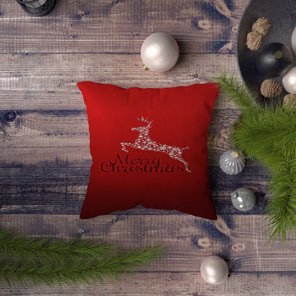 Pernă decorativă NYXMAS122, Multicolor, 43x43 cm