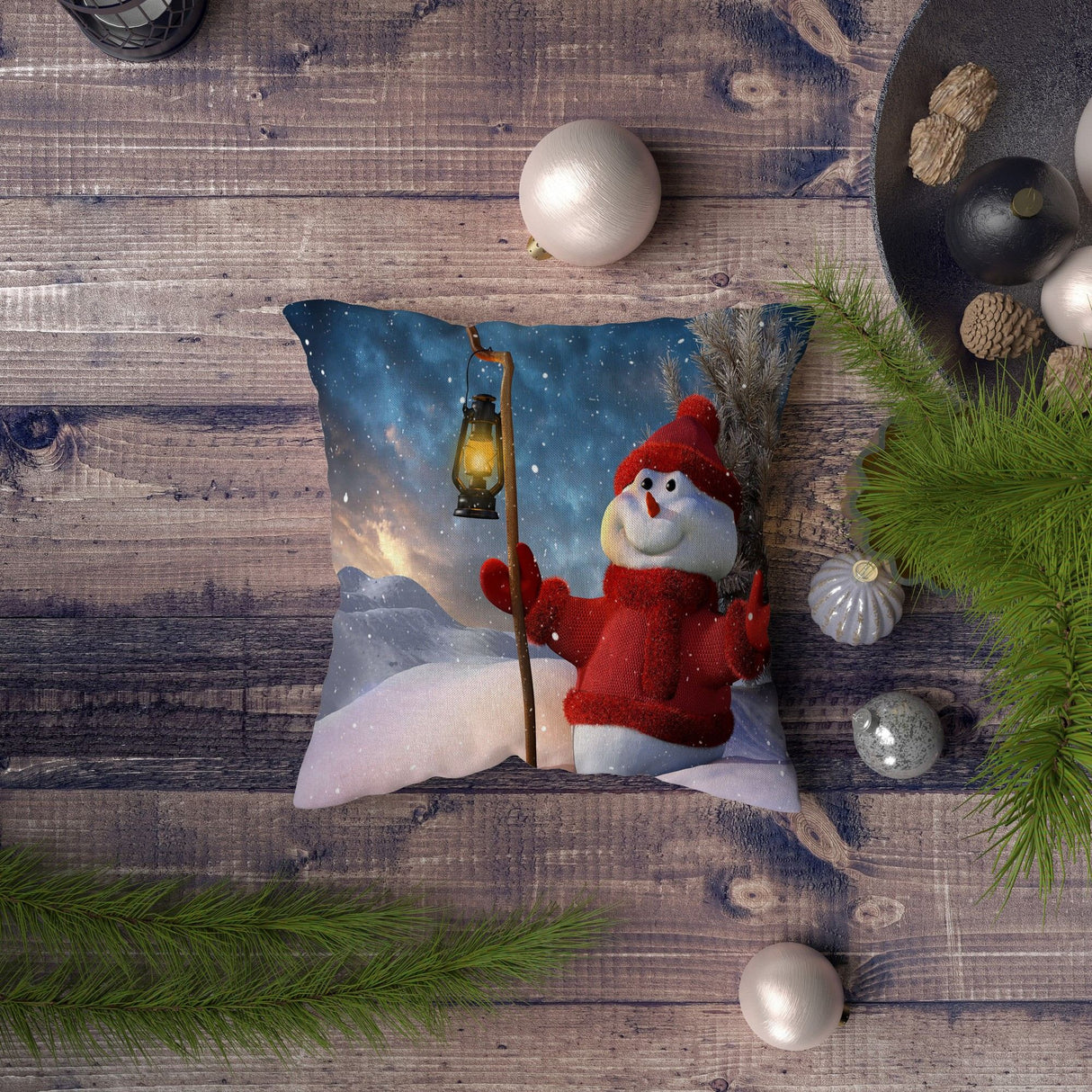 Pernă decorativă NYXMAS127, Multicolor, 43x43 cm
