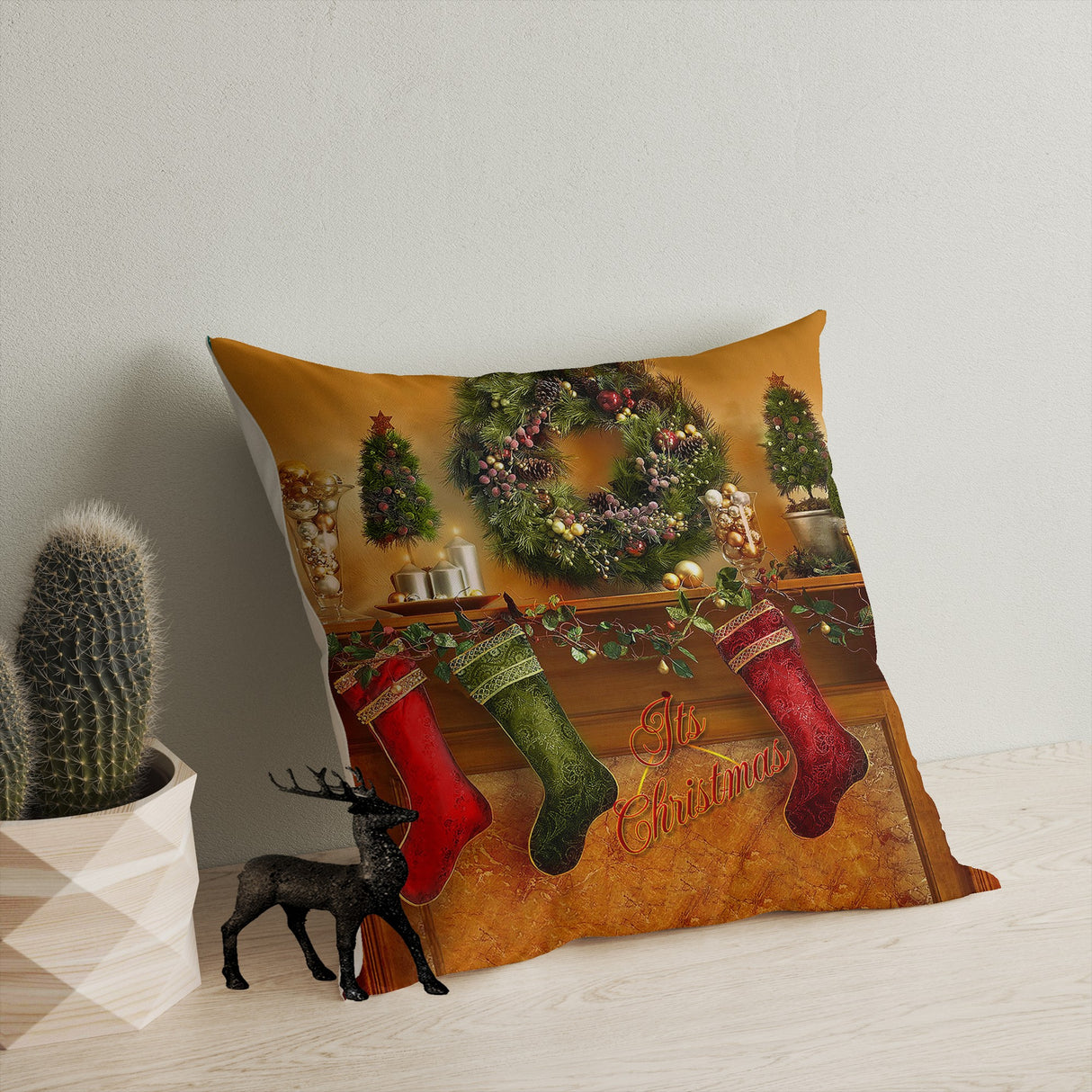 Pernă decorativă A12976, Multicolor, 43x43 cm