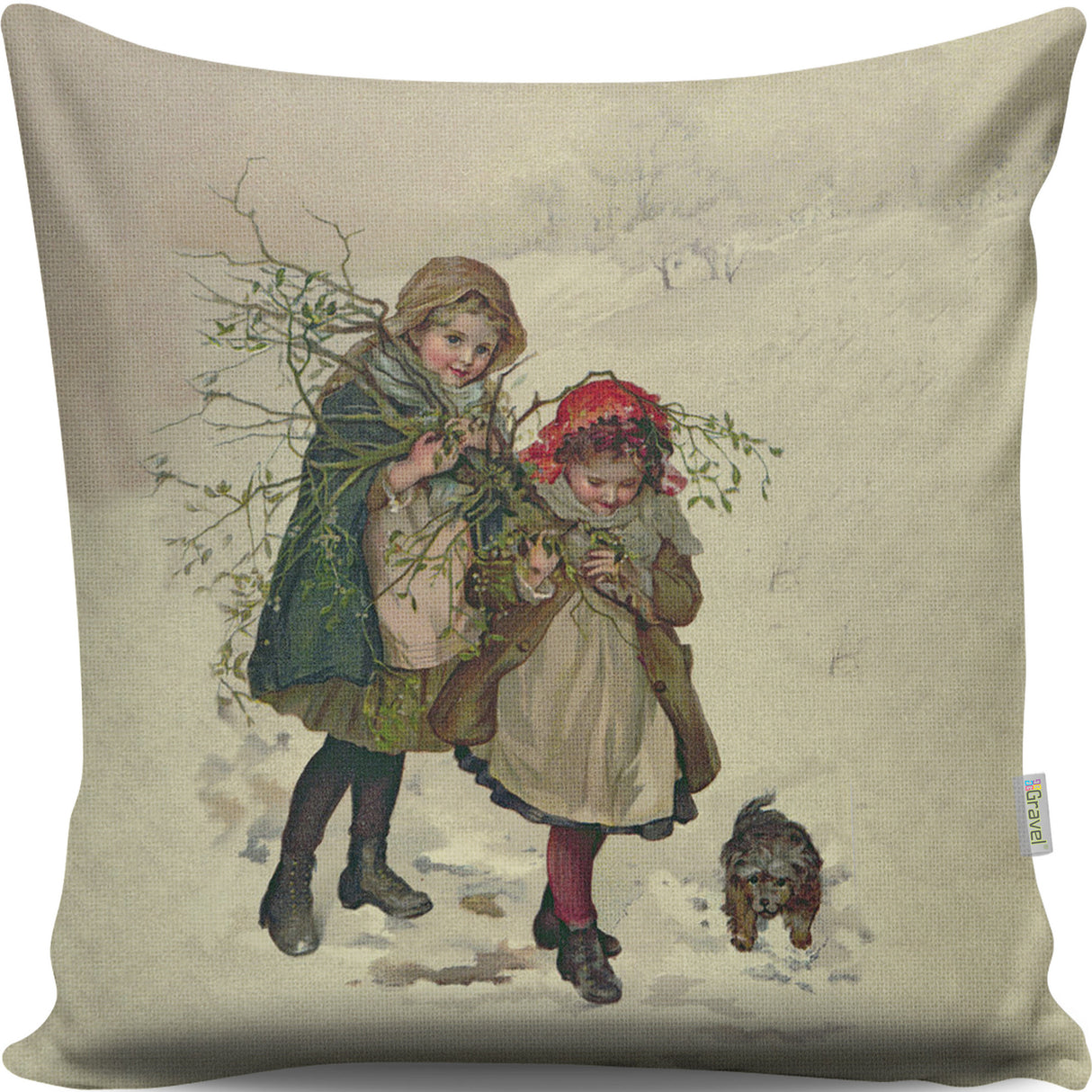 Pernă decorativă A13053, Multicolor, 43x43 cm