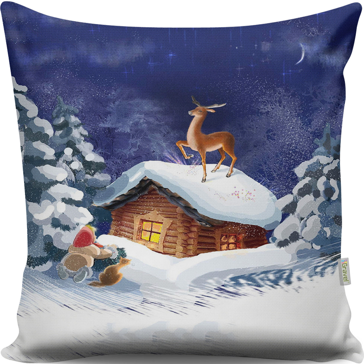Pernă decorativă A13004, Multicolor, 43x43 cm