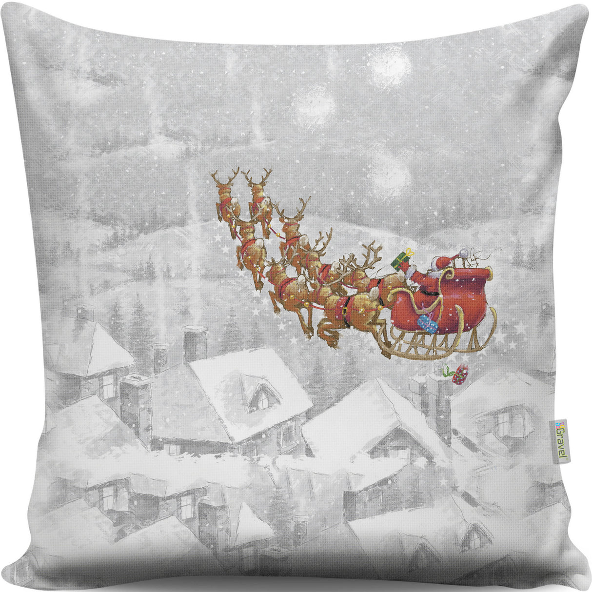 Pernă decorativă A13009, Multicolor, 43x43 cm