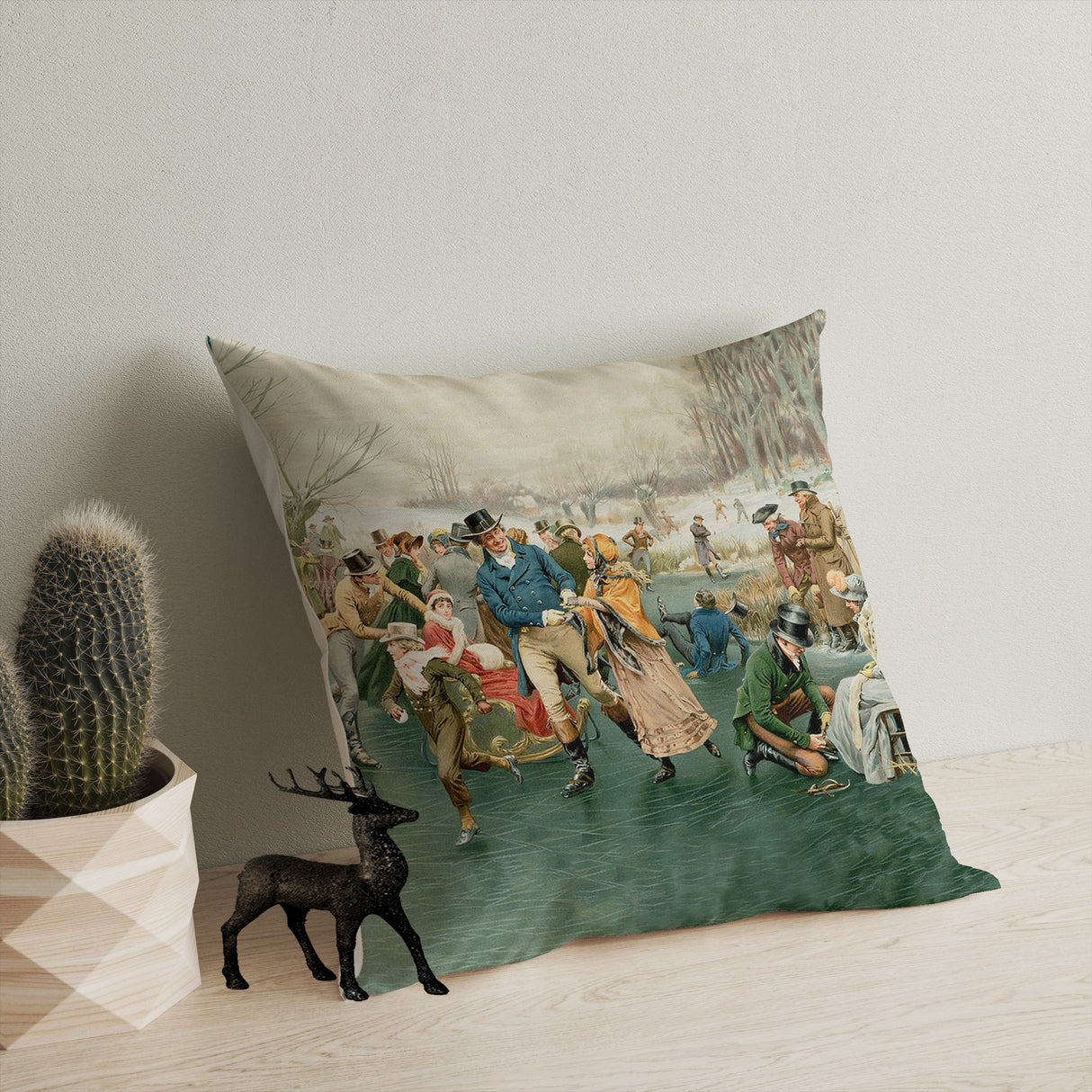 Pernă decorativă A13029, Multicolor, 43x43 cm