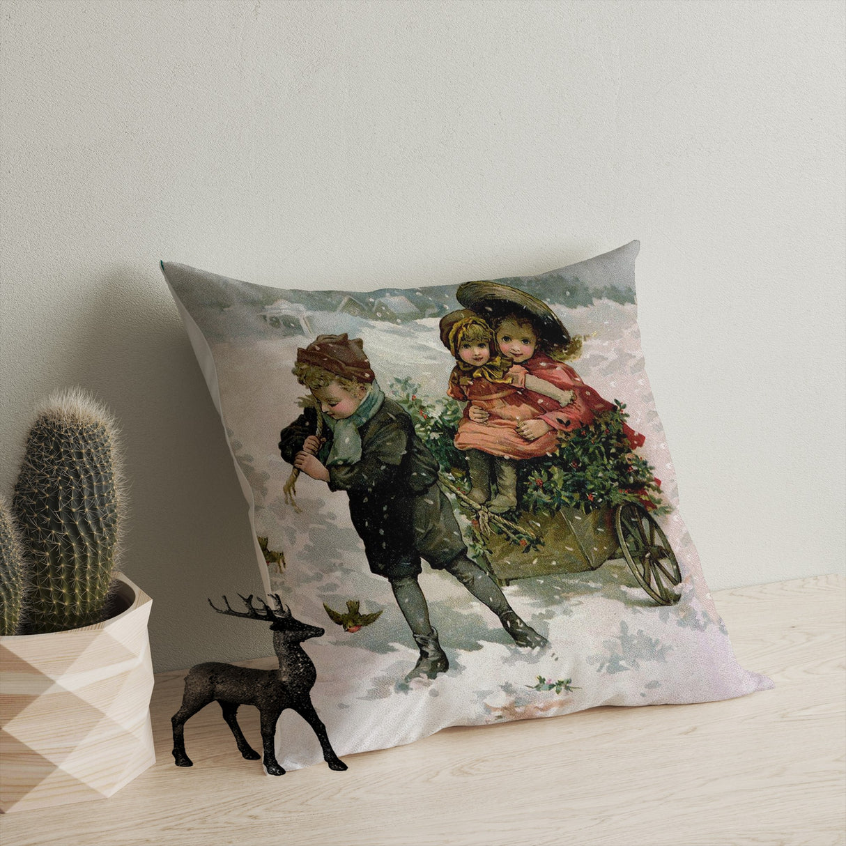 Pernă decorativă A13033, Multicolor, 43x43 cm