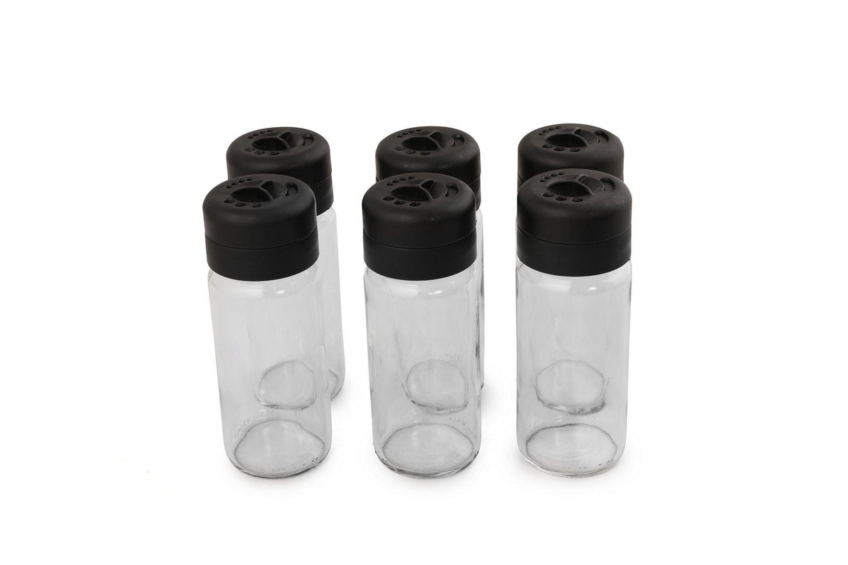 Set borcane de condimente Star, Transparent, 6x10x6 cm