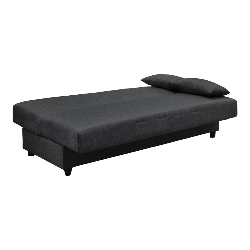 Canapea extensibilă Romina, 3 locuri, cu spațiu de depozitare, Stofă, Diverse culori, 180x75x85 cm - Gri | SKU: 438-000003 | Canapea extensibilă Romina, 3 locuri, cu spațiu de depozitare, Stofă, 180x75x85 cm, varianta Gri, produs pentru amenajarea locuinței, disponibil online în România la CasaMob