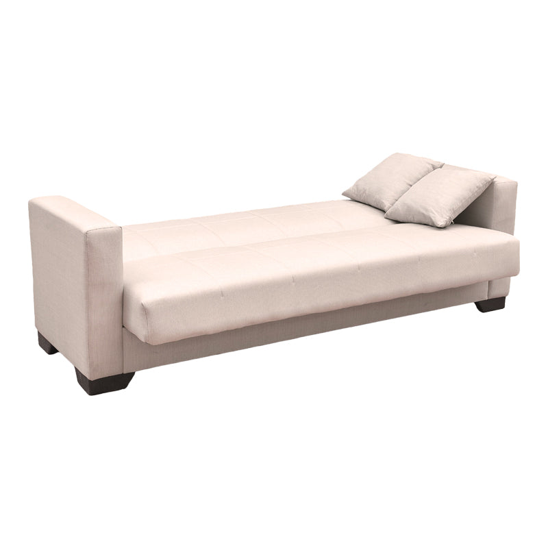 Canapea extensibilă Vox, 3 locuri, cu spațiu de depozitare, Stofă, Diverse culori, 210x84x83 cm - Bej | SKU: 438-000005 | Canapea extensibilă Vox, 3 locuri, cu spațiu de depozitare, Stofă, 210x84x83 cm, varianta Bej, produs pentru amenajarea locuinței, disponibil online în România la CasaMob