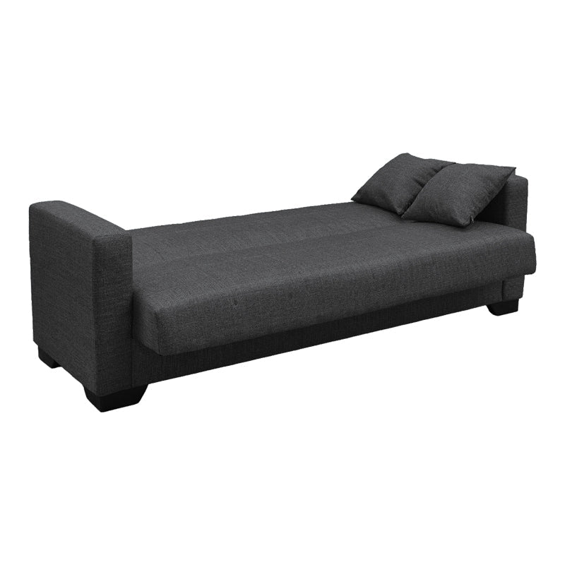 Canapea extensibilă Vox, 3 locuri, cu spațiu de depozitare, Stofă, Diverse culori, 210x84x83 cm - Gri | SKU: 438-000006 | Canapea extensibilă Vox, 3 locuri, cu spațiu de depozitare, Stofă, 210x84x83 cm, varianta Gri, produs pentru amenajarea locuinței, disponibil online în România la CasaMob