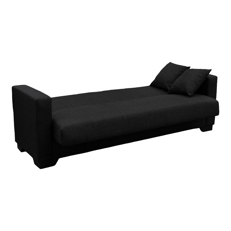 Canapea extensibilă Vox, 3 locuri, cu spațiu de depozitare, Stofă, Diverse culori, 210x84x83 cm - Antracit | SKU: 438-000007 | Canapea extensibilă Vox, 3 locuri, cu spațiu de depozitare, Stofă, 210x84x83 cm, varianta Antracit, produs pentru amenajarea locuinței, disponibil online în România la CasaMob