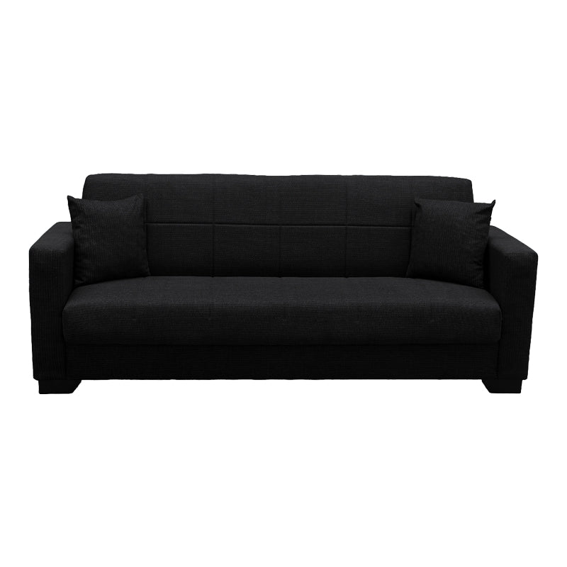Canapea extensibilă Vox, 3 locuri, cu spațiu de depozitare, Stofă, Diverse culori, 210x84x83 cm - Antracit | SKU: 438-000007 | Canapea extensibilă Vox, 3 locuri, cu spațiu de depozitare, Stofă, 210x84x83 cm, varianta Antracit, produs pentru amenajarea locuinței, disponibil online în România la CasaMob