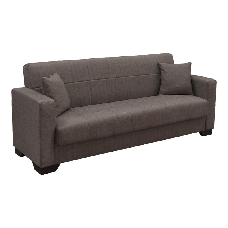 Canapea extensibilă Vox, 3 locuri, cu spațiu de depozitare, Stofă, Diverse culori, 210x84x83 cm - Maro | SKU: 438-000008 | Canapea extensibilă Vox, 3 locuri, cu spațiu de depozitare, Stofă, 210x84x83 cm, varianta Maro, produs pentru amenajarea locuinței, disponibil online în România la CasaMob