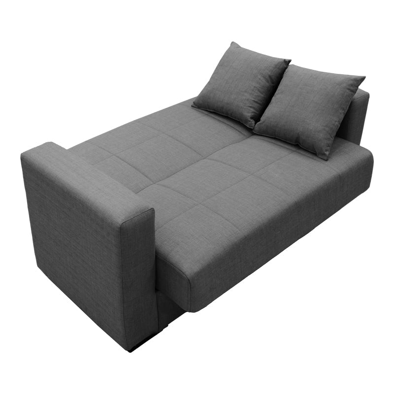 Canapea extensibilă Vox, 2 locuri, cu spațiu de depozitare, Stofă, Diverse culori, 150x84x83 cm - Gri | SKU: 438-000010 | Canapea extensibilă Vox, 2 locuri, cu spațiu de depozitare, Stofă, 150x84x83 cm, varianta Gri, produs pentru amenajarea locuinței, disponibil online în România la CasaMob