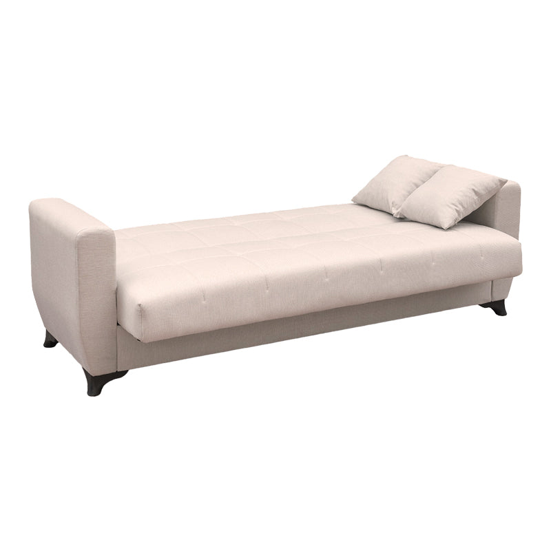 Canapea extensibilă Modesto, 3 locuri, cu spațiu de depozitare, Stofă, Diverse culori, 215x84x83 cm - Bej | SKU: 438-000013 | Canapea extensibilă Modesto, 3 locuri, cu spațiu de depozitare, Stofă, 215x84x83 cm, varianta Bej, produs pentru amenajarea locuinței, disponibil online în România la CasaMob