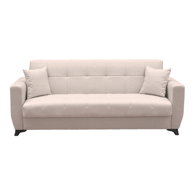 Canapea extensibilă Modesto, 3 locuri, cu spațiu de depozitare, Stofă, Diverse culori, 215x84x83 cm - Bej | SKU: 438-000013 | Canapea extensibilă Modesto, 3 locuri, cu spațiu de depozitare, Stofă, 215x84x83 cm, varianta Bej, produs pentru amenajarea locuinței, disponibil online în România la CasaMob