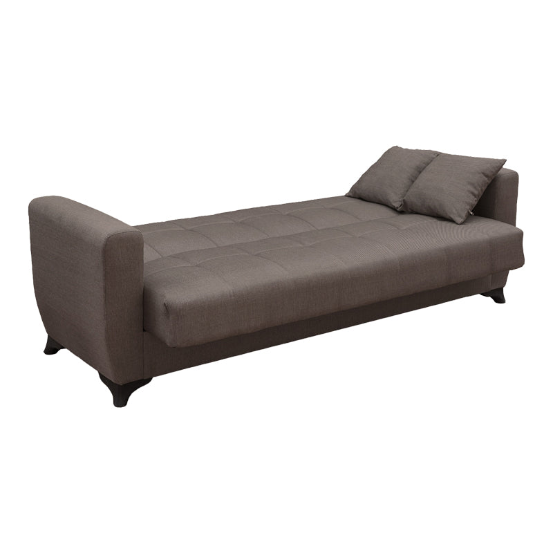 Canapea extensibilă Modesto, 3 locuri, cu spațiu de depozitare, Stofă, Diverse culori, 215x84x83 cm - Maro | SKU: 438-000016 | Canapea extensibilă Modesto, 3 locuri, cu spațiu de depozitare, Stofă, 215x84x83 cm, varianta Maro, produs pentru amenajarea locuinței, disponibil online în România la CasaMob
