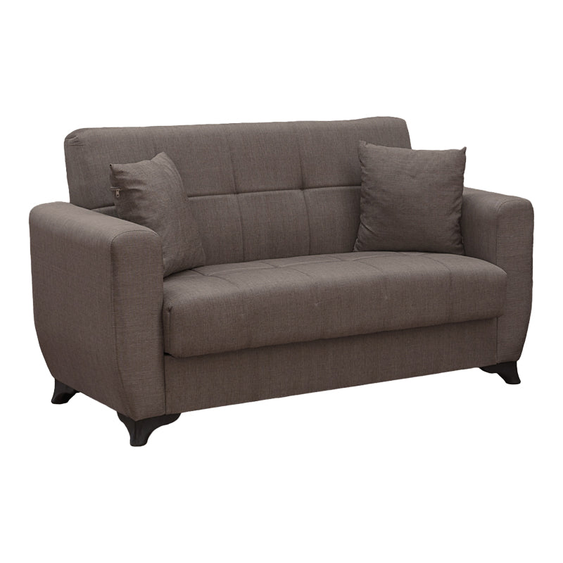 Canapea extensibilă Modesto, 2 locuri, cu spațiu de depozitare, Stofă, Diverse culori, 155x84x83 cm - Maro | SKU: 438-000020 | Canapea extensibilă Modesto, 2 locuri, cu spațiu de depozitare, Stofă, 155x84x83 cm, varianta Maro, produs pentru amenajarea locuinței, disponibil online în România la CasaMob