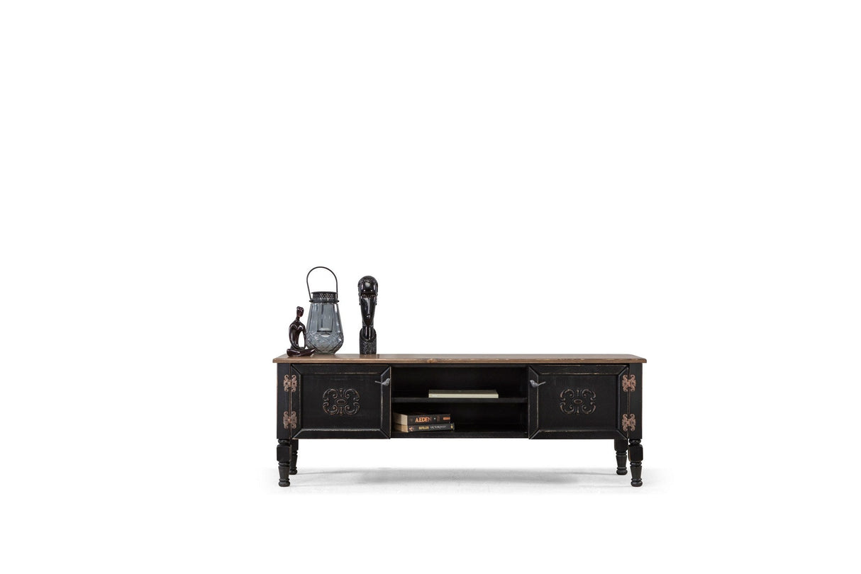 Comodă TV Ada TV, Diverse culori, 150x50x40 cm - Negru | SKU: 472PHL1103 | Comodă TV Ada TV, 150x50x40 cm, varianta Negru, produs pentru amenajarea locuinței, disponibil online în România la CasaMob