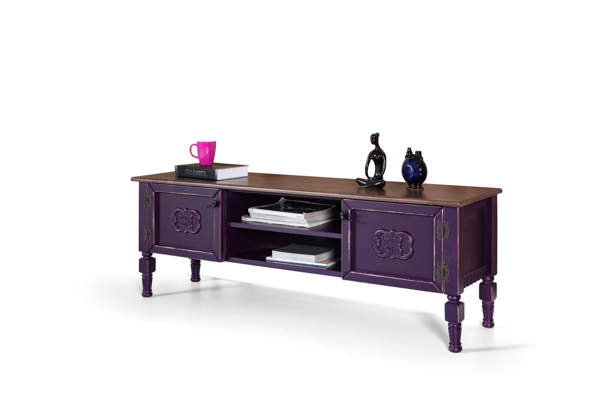 Comodă TV Ada TV, Diverse culori, 150x50x40 cm - Mov | SKU: 472PHL1105 | Comodă TV Ada TV, 150x50x40 cm, varianta Mov, produs pentru amenajarea locuinței, disponibil online în România la CasaMob